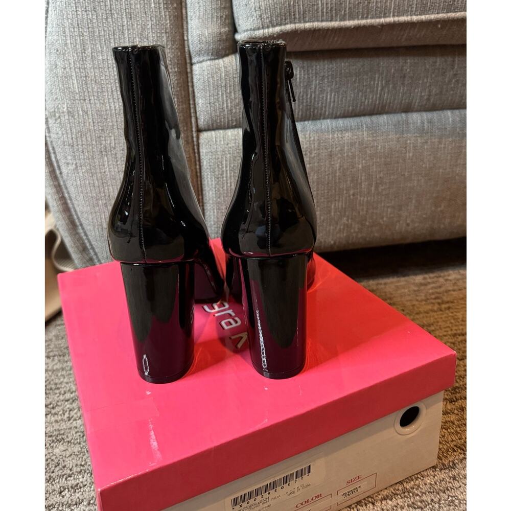 New Allegra K Chunky Heal Pointed Toe Block Heel Bootie.  Size 7 - Picture 7 of 7